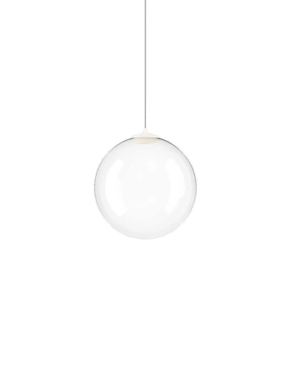 Random Solo Pendant, Clear Glass, LED, Triac Dim, IP20