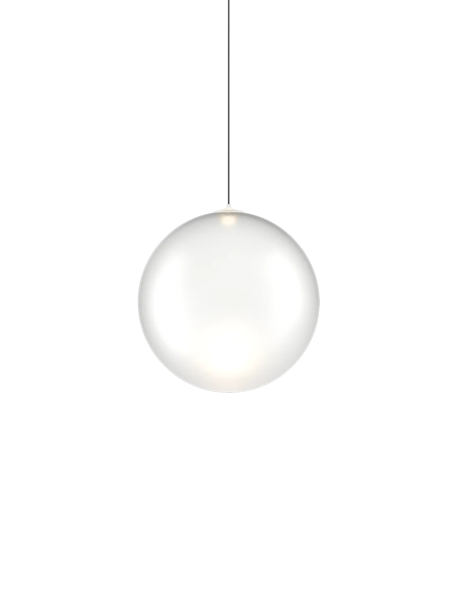 Random Solo Pendant, Frosted Glass, LED, Triac Dim, IP20