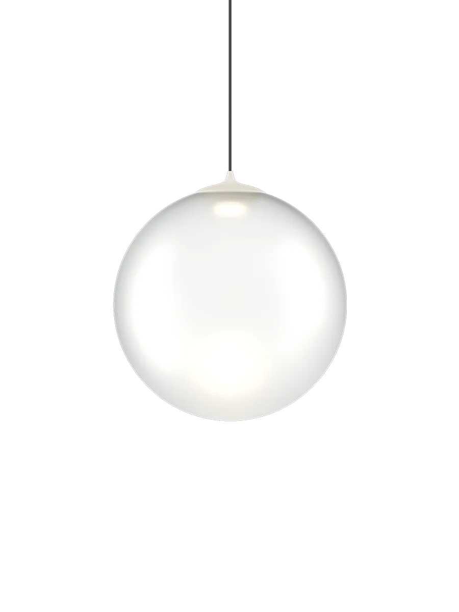 Random Solo Pendant, Frosted Glass, LED, Triac Dim, IP20