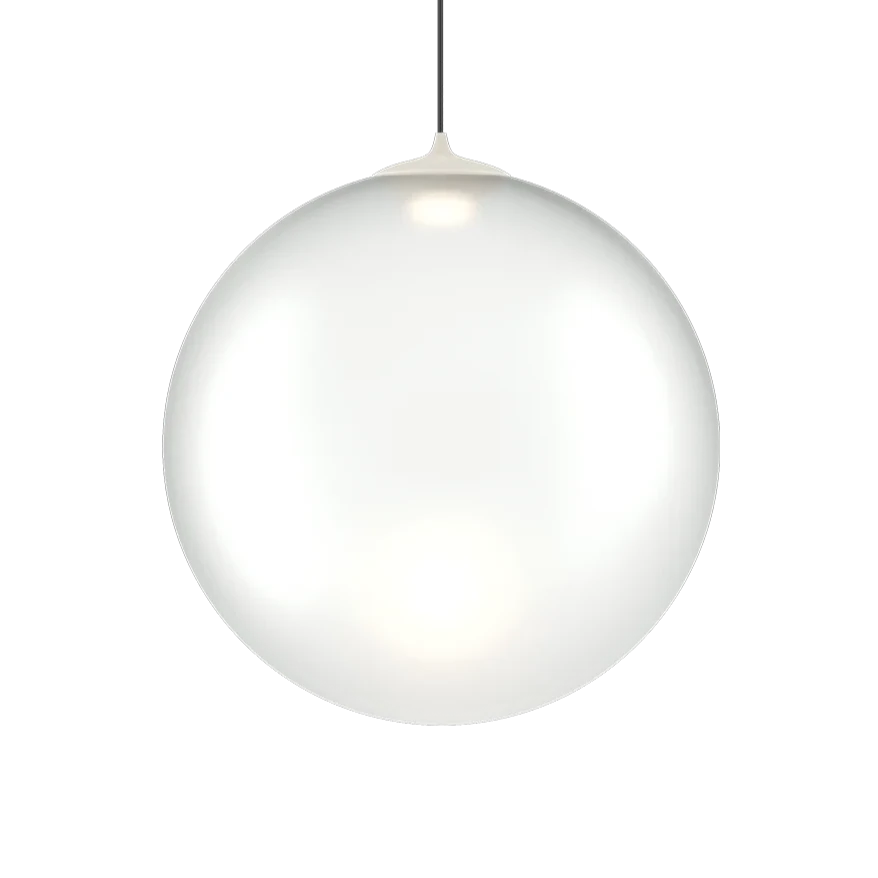 Random Solo Pendant, Frosted Glass, LED, Triac Dim, IP20