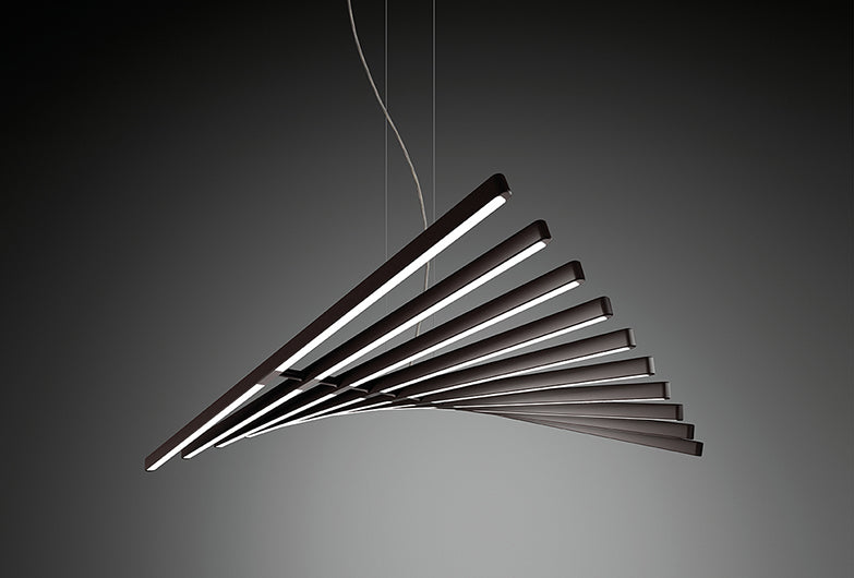 Rhythm Pendant, Horizontal, LED, 1-10v Dim