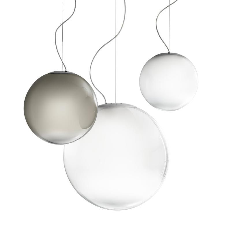 Smoke Pendant, White Ombre Glass, E27, IP20