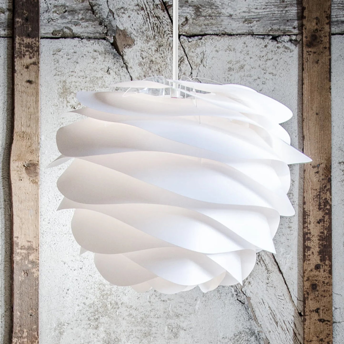 LAMPSHADE, Carmina, White Poly, E27