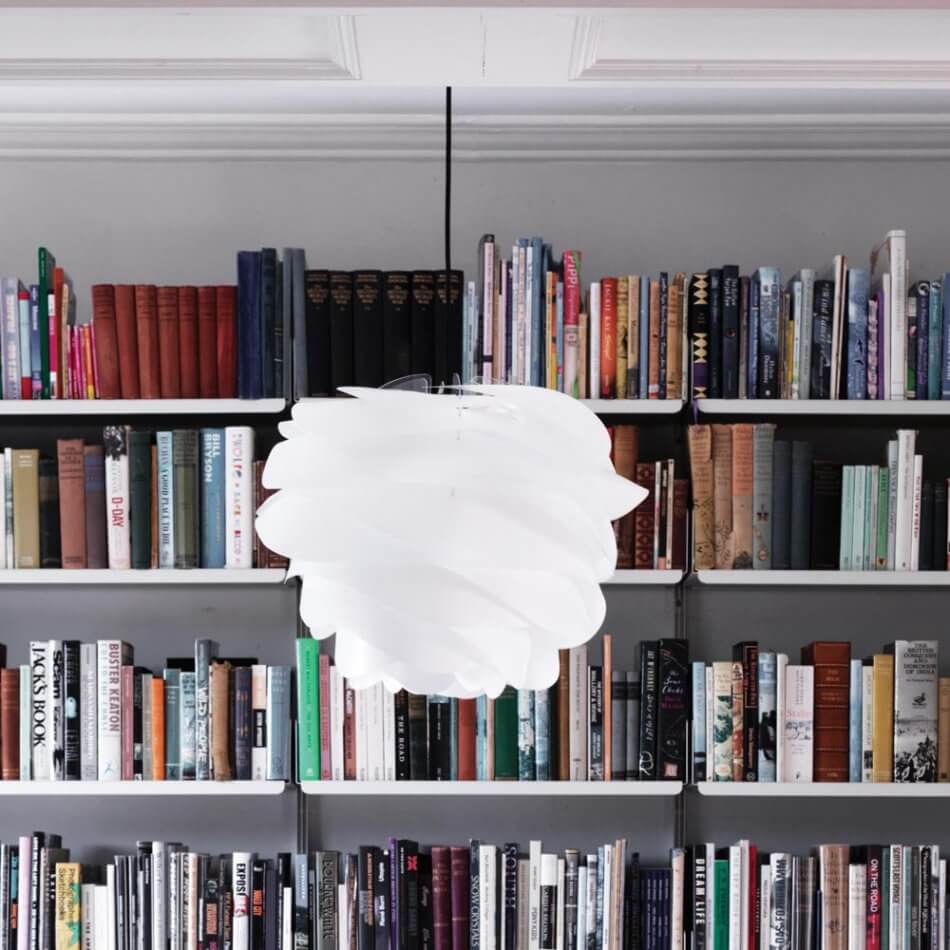 LAMPSHADE, Carmina, White Poly, E27