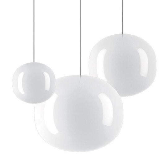 Volum Pendant, White Glass, IP20